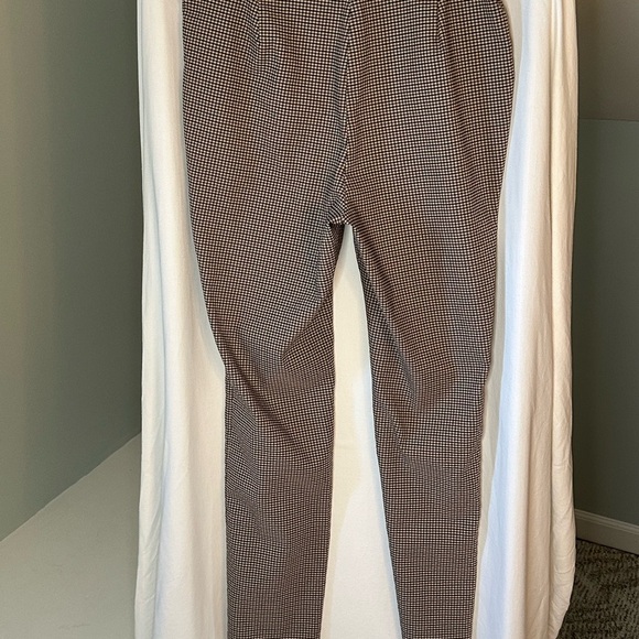 Rafaella women's Houndstooth Brown & Black Pants Size 12 - Picture 3 of 9